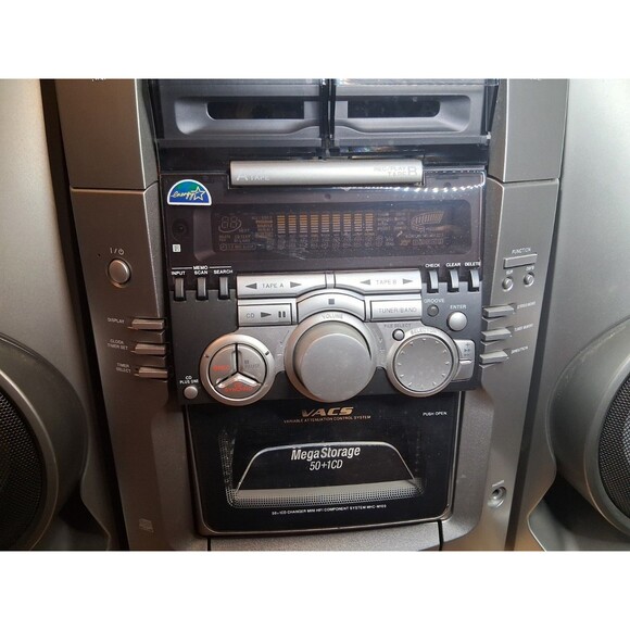 Sony MHC-M100 Stereo  System 50+1 CD Changer & 2 Tape DeckTested Great Condition - Picture 2 of 6